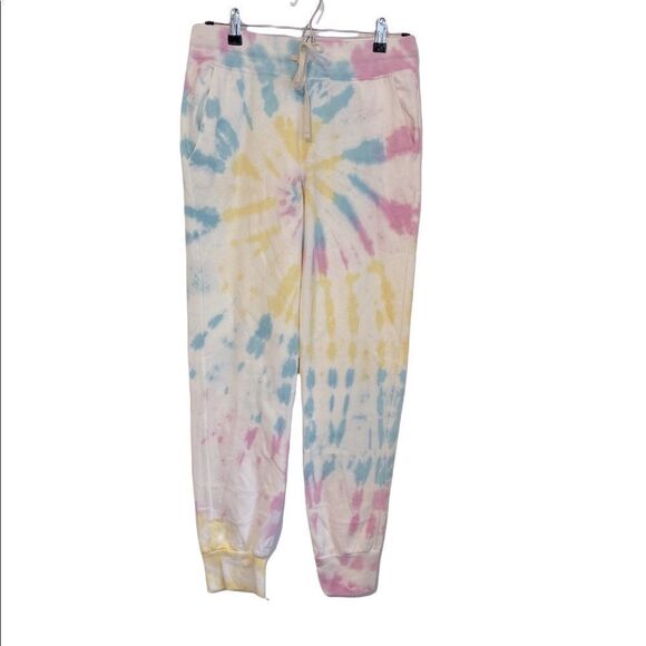 SUNDRY ANTHROPOLOGIE Tie Dye Drawstring Pockets Joggers.Size 1= S - Picture 1 of 11